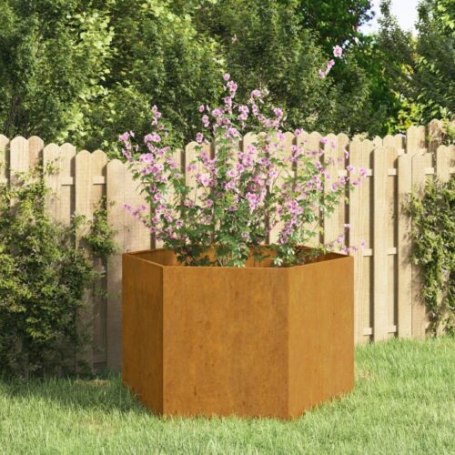 Planter Rusty 60x60x45cm Corten Steel - Image 2