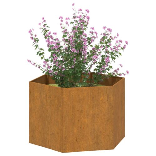 Planter Rusty 60x60x45cm Corten Steel - Image 3