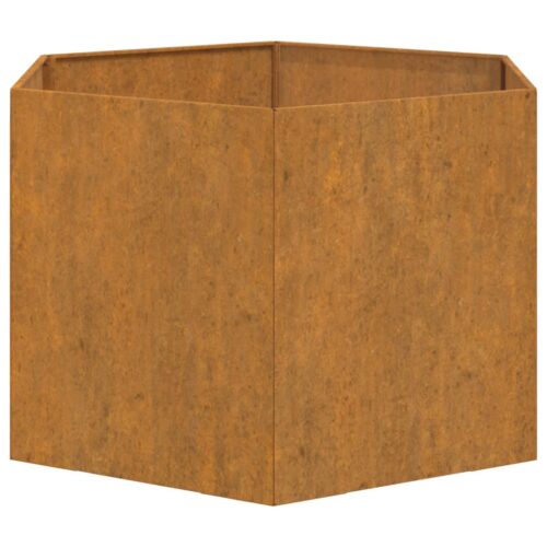 Planter Rusty 60x60x45cm Corten Steel - Image 6