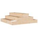 Planter 80x80x27cm Solid Wood Pine