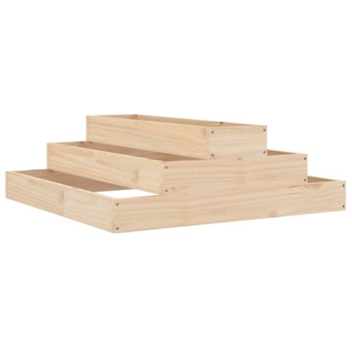 Planter 80x80x27cm Solid Wood Pine