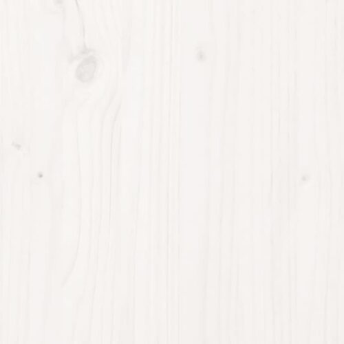 Planter White 80x80x27cm Solid Wood Pine - Image 6