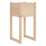 Planter 40x40x81cm Solid Wood Pine