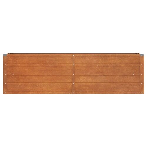 Garden Raised Bed Rusty 160x40x45cm Corten Steel - Image 4