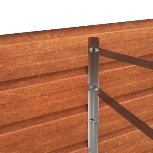 Garden Raised Bed Rusty 160x40x45cm Corten Steel - Image 7