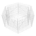 Hexagonal Gabion Raised Bed 100x90x50cm