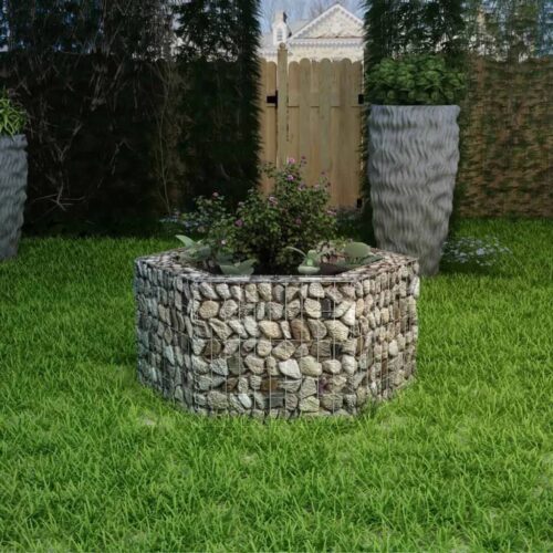 Hexagonal Gabion Raised Bed 100x90x50cm - Image 2