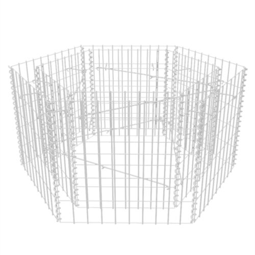 Hexagonal Gabion Raised Bed 100x90x50cm - Image 3