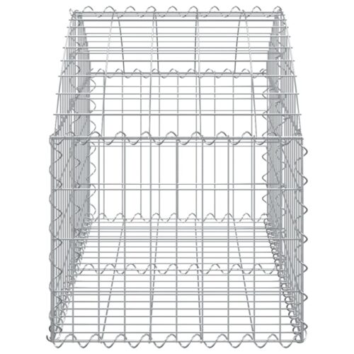 Arched Gabion Basket 100x50x40/60cm Galvanised Iron - Image 4