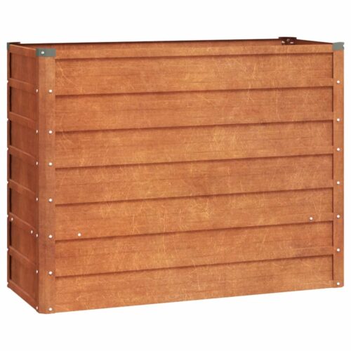 Garden Raised Bed Rusty 100x40x77cm Corten Steel