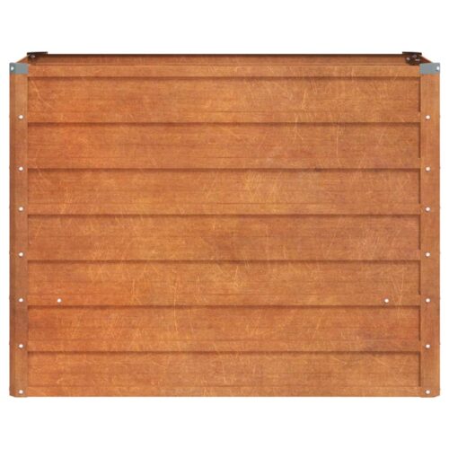 Garden Raised Bed Rusty 100x40x77cm Corten Steel - Image 4