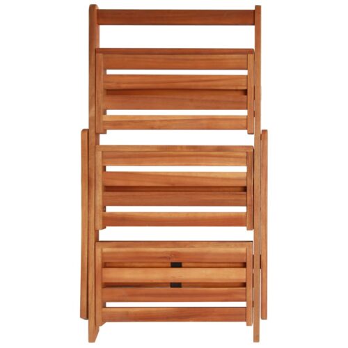 3-Tier Plant Stand 50x63x80cm Solid Acacia Wood - Image 5