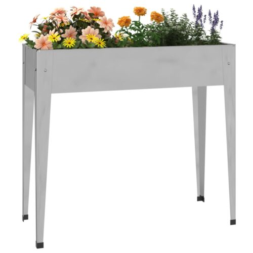 Garden Planter 100.5x40.5x90cm Galvanised Steel - Image 3
