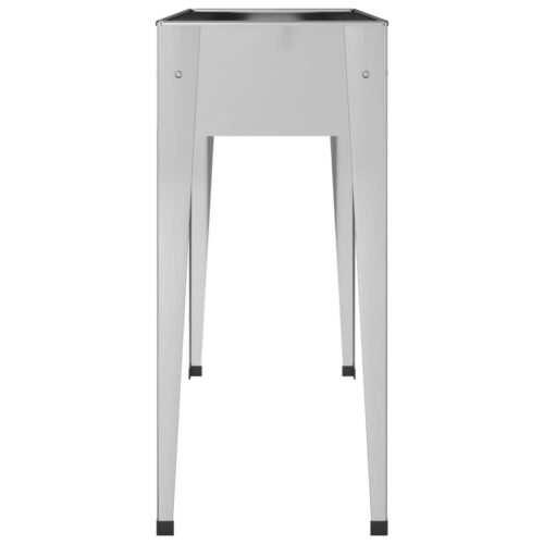 Garden Planter 100.5x40.5x90cm Galvanised Steel - Image 5