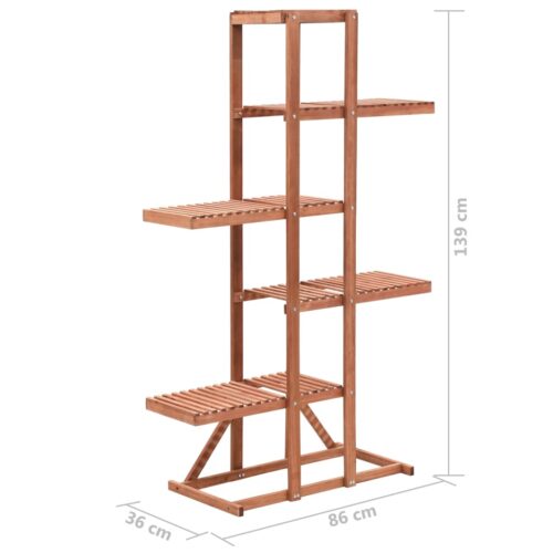 Plant Stand Cedar Wood 86x36x139cm - Image 6