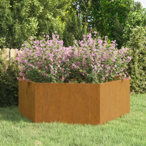 Planter Rusty 138x120x45cm Corten Steel - Image 2
