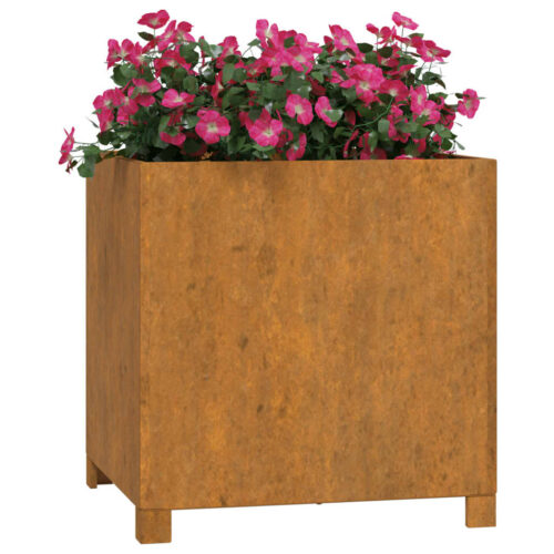 Planters with Legs 2pcs Rusty 49x47x50cm Corten Steel - Image 3