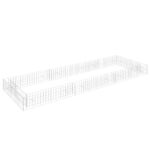 Gabion Raised Bed Galvanised Steel 300x100x20cm