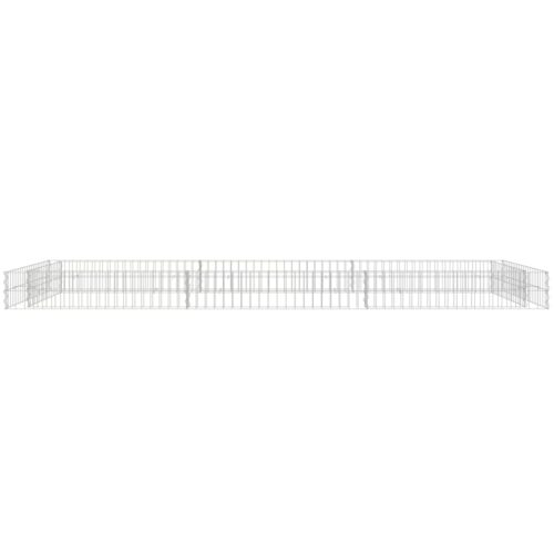 Gabion Raised Bed Galvanised Steel 300x100x20cm - Image 3