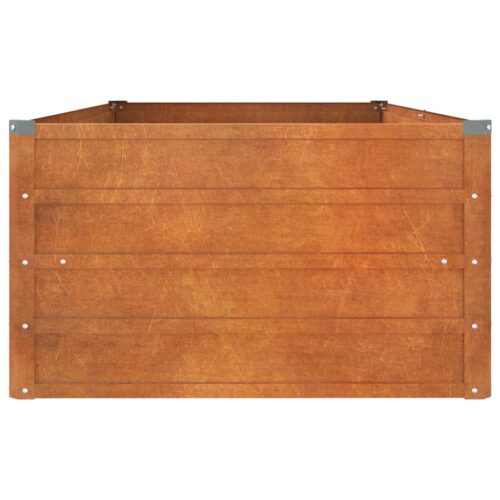 Garden Raised Bed Rusty 160x80x45cm Corten Steel - Image 5
