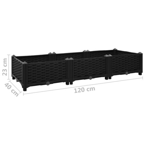Raised Bed 120x40x23cm Polypropylene - Image 8