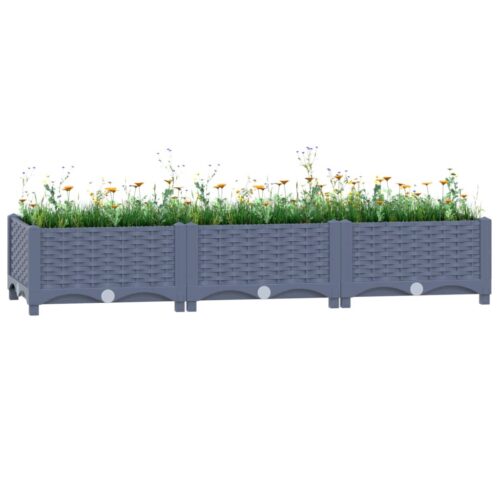 Raised Bed 120x40x23cm Polypropylene - Image 2