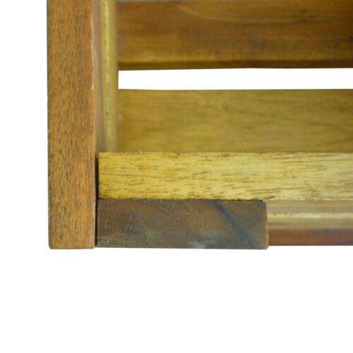 Apple Crate Set 2 Pieces Solid Acacia Wood - Image 8