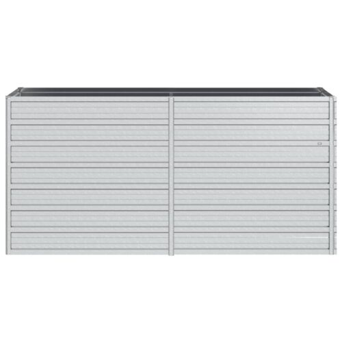 Garden Raised Bed 160x40x77cm Galvanized Steel Silver - Image 4