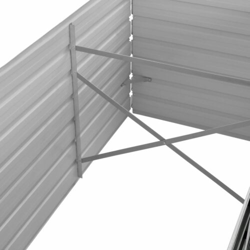 Garden Raised Bed Anthracite 240x80x45cm Galvanised Steel - Image 5