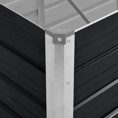 Garden Raised Bed Anthracite 240x80x45cm Galvanised Steel - Image 6