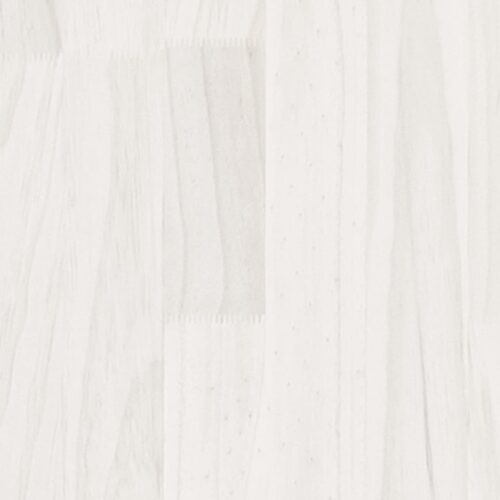 Garden Planter White 70x70x70cm Solid Pinewood - Image 6