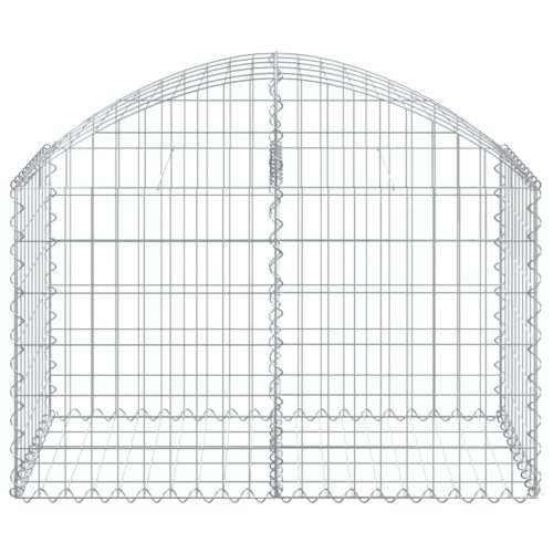 Arched Gabion Basket 100x50x60/80cm Galvanised Iron - Image 3