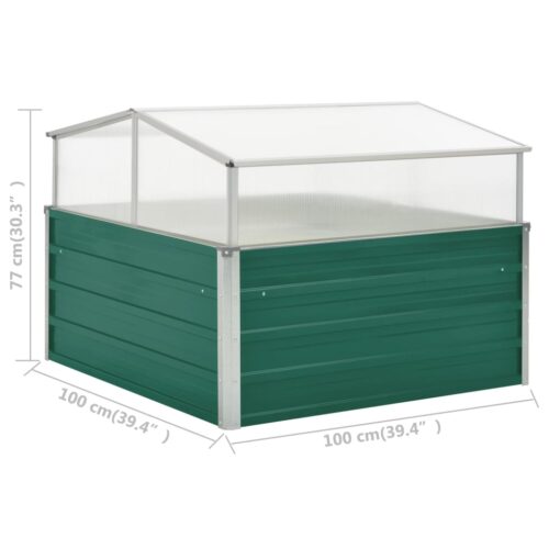 Raised Garden Bed Greenhouse Flowers Herbs Box Pot Planter Galvanised Steel - Image 7
