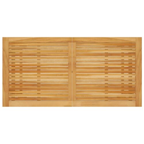 5-Piece Garden Dining Set Brown - Image 11