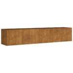 Garden Raised Bed 200x40x40cm Corten Steel