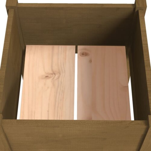 Garden Planters 2pcs Honey Brown 40x40x70cm Solid Pinewood - Image 6