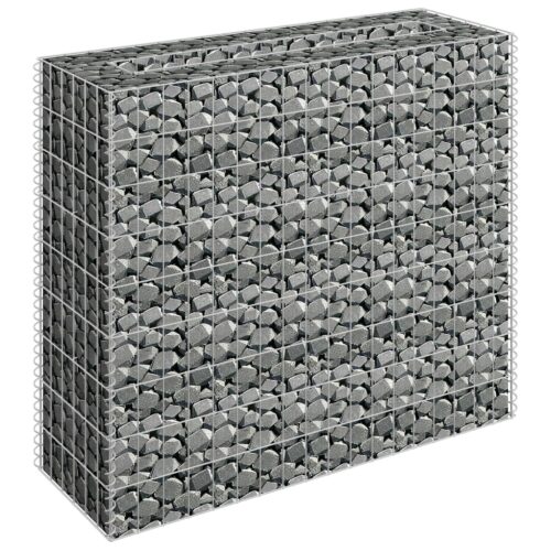 Gabion Raised Bed Galvanised Steel 90x30x90cm - Image 3