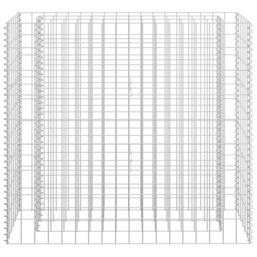 Gabion Raised Bed Galvanised Steel 90x30x90cm - Image 4