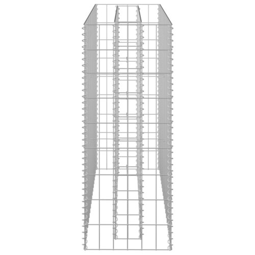 Gabion Raised Bed Galvanised Steel 90x30x90cm - Image 5