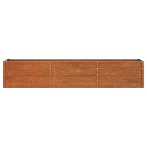 Garden Raised Bed Rusty 240x40x45cm Corten Steel - Image 4