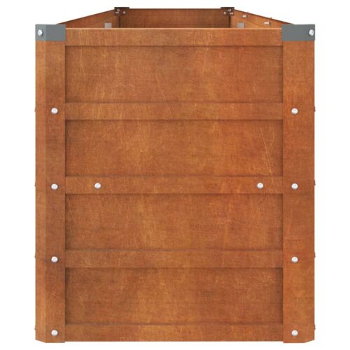 Garden Raised Bed Rusty 240x40x45cm Corten Steel - Image 5