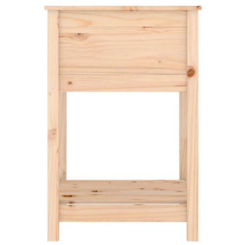 Planter with Shelf 54x54x81cm Solid Wood Pine - Image 6