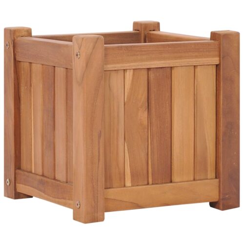 Raised Bed 30x30x30cm Solid Teak Wood