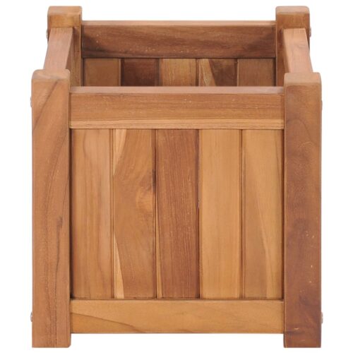 Raised Bed 30x30x30cm Solid Teak Wood - Image 3