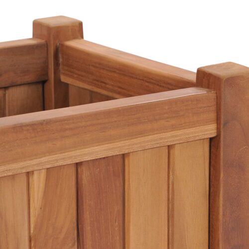 Raised Bed 30x30x30cm Solid Teak Wood - Image 6