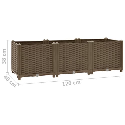 Raised Bed 120x40x38cm Polypropylene - Image 8