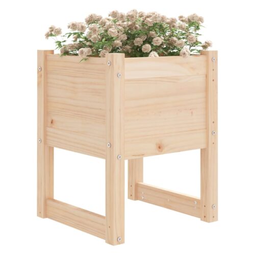 Planters 2pcs 40x40x52.5cm Solid Wood Pine - Image 3