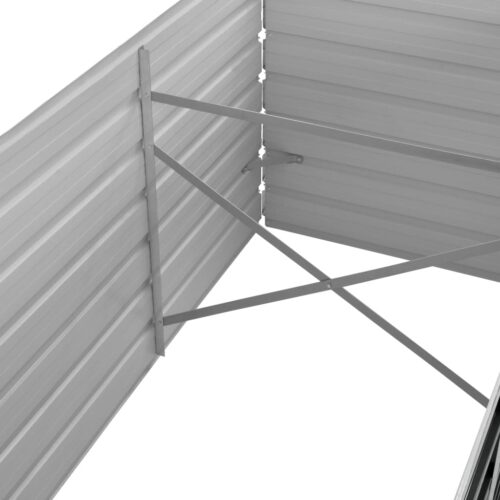 Garden Raised Bed Anthracite 320x80x45cm Galvanised Steel - Image 5