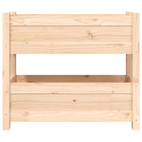 Planter 77x25x66cm Solid Wood Pine - Image 5