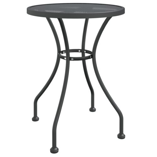 5-Piece Garden Dining Set Expanded Metal Mesh Anthracite - Image 4